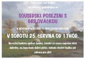 Grilovačka - sobota 25. června 1